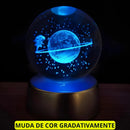 Luminária Cristal De Mesa Bola de Cristal