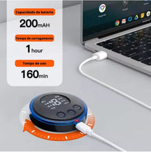Massageador Elétrico EMS Portátil para Pescoço – Estimulador Muscular para Alívio da Dor Cervical