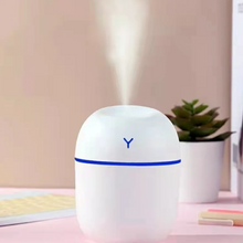 Umidificador de Ar Portátil USB 200ml – Atomizador Ultrassônico Silencioso com Luz LED