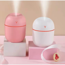 Umidificador de Ar Portátil USB 200ml – Atomizador Ultrassônico Silencioso com Luz LED