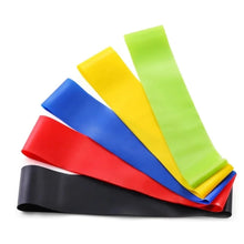 Kit com 5 Mini Faixas Elásticas de Resistência – Mini Bands para Academia, Treino Funcional e Exercícios em Casa