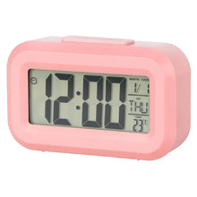 Relógio Digital de Mesa LCD com Alarme e Iluminação LED – Portátil e Compacto