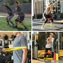 Kit com 5 Mini Faixas Elásticas de Resistência – Mini Bands para Academia, Treino Funcional e Exercícios em Casa