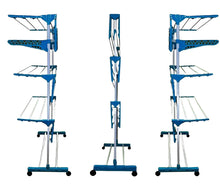 Varal Vertical Dobrável com 3 Andares – Retrátil, Extensível e de Grande Capacidade para Roupas