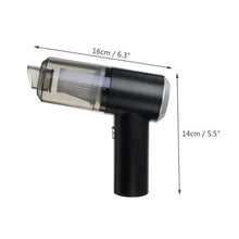 Mini Aspirador de Pó Portátil 3 em 1 Sem Fio Recarregável – Soprador, Aspirador e Compressor de Ar para Carro e Casa