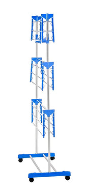 Varal Vertical Dobrável com 3 Andares – Retrátil, Extensível e de Grande Capacidade para Roupas
