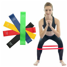 Kit com 5 Mini Faixas Elásticas de Resistência – Mini Bands para Academia, Treino Funcional e Exercícios em Casa