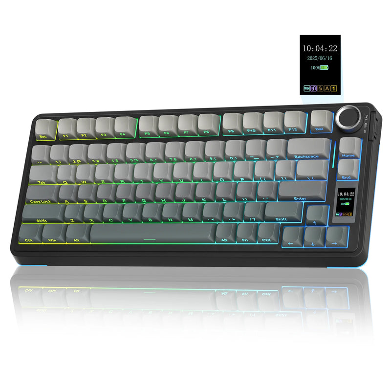 Teclado Mecânico Gamer AULA S75 Pro 75% RGB