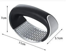 Espremedor de Alho Manual em Aço Inoxidável – Triturador de Alho Resistente para Cozinha