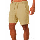 Bermuda Masculina Casual em Linho e Algodão