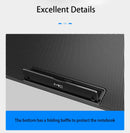 Cooler Gamer para Notebook 12 a 16 Polegadas – Base Refrigerada com Dupla Ventoinha, Controle de Velocidade e 2 Portas USB