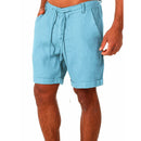 Bermuda Masculina Casual em Linho e Algodão
