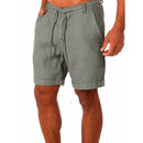 Bermuda Masculina Casual em Linho e Algodão