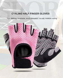 Luvas de Musculação CoolFit com Palma em Silicone – Antiderrapantes para Academia, CrossFit e Levantamento de Peso