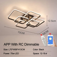 Plafon LED Retangular NEO Gleam Moderno – Luminária de Teto em Alumínio e Acrílico para Sala e Quarto