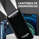 Power Bank 20000mAh com Lanterna Portátil Design Favos de Mel Bateria Externa Alta