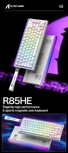 Teclado Gamer Magnético Attack Shark R85 HE