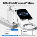 Carregador Xiaomi 100W / 90W Turbo Fast Charger USB-C + Cabo de Carregamento Rápido