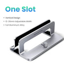 Suporte Vertical UGREEN em Alumínio Premium com 3 Slots para Notebook, MacBook, Tablet, iPad e Smartphone