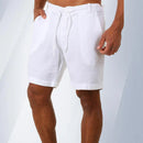 Bermuda Masculina Casual em Linho e Algodão