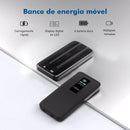 Power Bank Coibeu 10000mAh 23W – Carregador Portátil com Display Digital e Cabos Integrados
