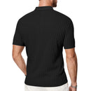 Camisa Polo Masculina Jacquard Slim Casual