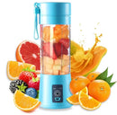 Mini Liquidificador Portatil Mixer Juice Garrafa Shake 6 Laminas + Cabo USB