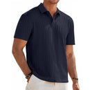 Camisa Polo Masculina Jacquard Slim Casual