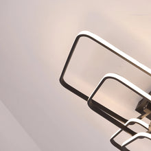 Plafon LED Retangular NEO Gleam Moderno – Luminária de Teto em Alumínio e Acrílico para Sala e Quarto