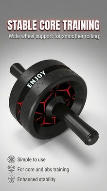 Roda Abdominal Ab Roller Abay – Equipamento para Treino de Abdômen e Fortalecimento Muscular