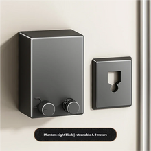 Varal Retrátil de Parede em Aço Inox – Corda Extensível para Secagem de Roupas com Economia de Espaço