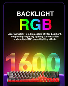 Teclado Magnético Gamer AULA WIN60 – Rapid Trigger, 8000Hz, RGB, Hot Swap e Layout 60%