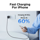 UGREEN Carregador GaN Fast Charger USB-C 45W com PD 3.0 e QC 3.0