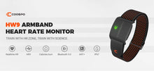 Monitor Cardíaco COOSPO HW9 Bluetooth 5.0 ANT+ – Braçadeira com Sensor de Frequência Cardíaca para Peloton, Zwift, Wahoo e Ciclismo