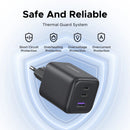 UGREEN Carregador GaN Fast Charger USB-C 45W com PD 3.0 e QC 3.0