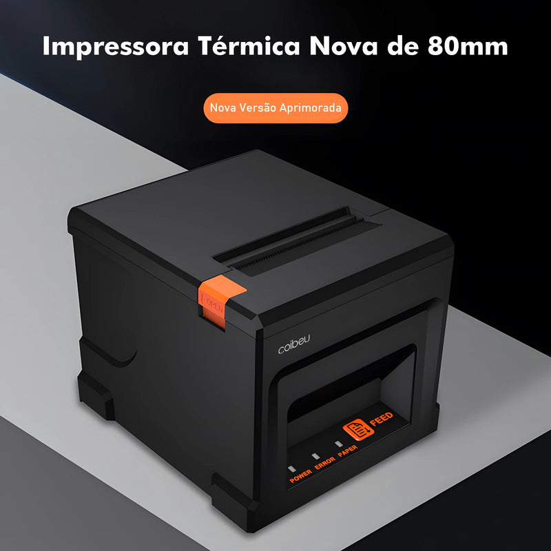 Impressora Térmica 80mm USB e Bluetooth