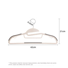 Kit com 10 Cabides Multifuncionais Antiderrapantes – Para Roupas Secas e Úmidas, Ideal para Guarda-Roupa