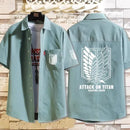 Camisa Casual Attack on Titan