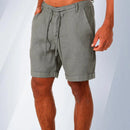 Bermuda Masculina Casual em Linho e Algodão