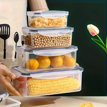 Kit com 8 Potes Herméticos BPA Free – Organizadores para Alimentos com Tampa de Travamento