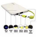Power Bank 10000mAh Portátil, Carregamento Rápido Compacto Leve, Bateria Externa Para Celular Emergência