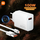 Carregador Xiaomi 100W / 90W Turbo Fast Charger USB-C + Cabo de Carregamento Rápido