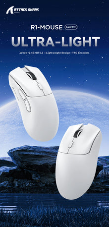 Mouse Gamer Attack Shark R1 Tri-Mode
