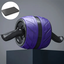 Roda Abdominal Ab Roller com Sistema de Rebound e Tapete para Joelhos – Treino de Abdômen