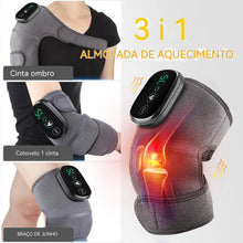 Massageador Térmico para Joelho sem Fio – Aquecimento, Vibração e Alívio Muscular para Pernas e Articulações