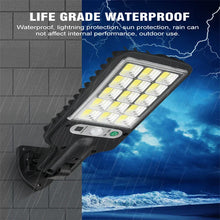Refletor Solar LED Externo 200 COB com Sensor de Movimento – Luminária IP65 para Jardim, Quintal e Garagem
