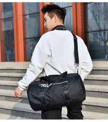 Bolsa de Academia Impermeável com Compartimento para Calçados e Roupas Úmidas – Fitness