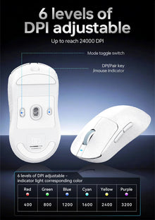 Mouse Gamer AJAZZ AJ199 Tri-Mode