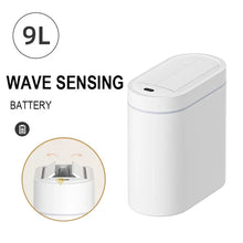 Lixeira Inteligente 7L/9L com Sensor Automático – Instalação na Parede ou Piso para Banheiro e Cozinha