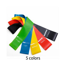 Kit Faixas Elásticas de Resistência TPE – Bandas Fitness para Musculação, Yoga, Pilates e Treinos Funcionais
